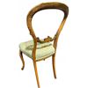 Image 2 : Wooden Side Chair with Needlepoint Upholstered Seat