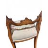 Image 3 : Wooden Side Chair with Needlepoint Upholstered Seat