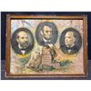 Image 1 : Framed Memorial Print of Lincoln, Garfield, and McKinley