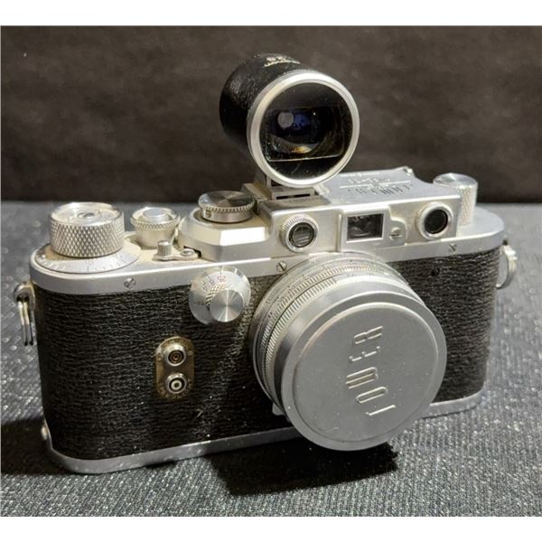 Leotax F Type-5S Rangefinder Camera with Canon 28mm Lens and Finder