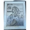 Image 1 : "Grandmother" by Peter Framed Indigenous Art Print 23x30 Inches