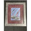Image 2 : Framed Rick Beaver Loon Print, 11x13 Inches Including Frame