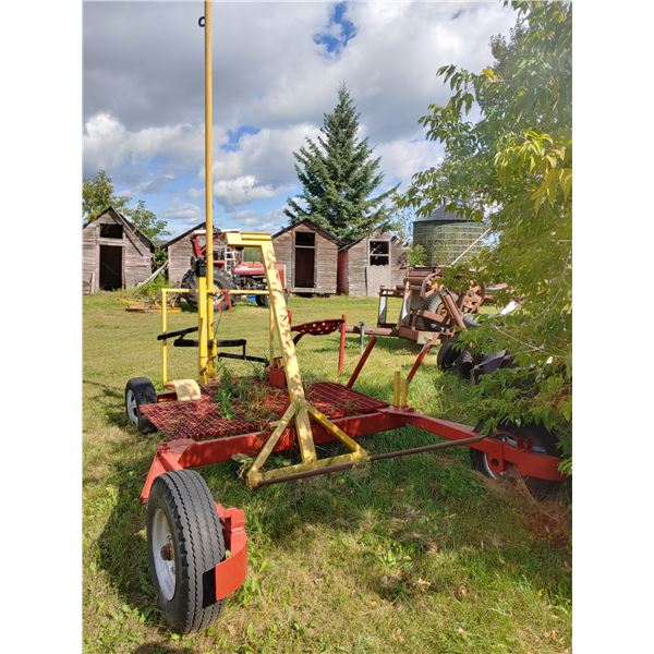 Round Bale Mover Horse-Drawn