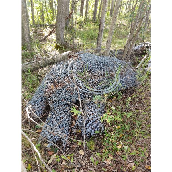 Assorted Chain Link Fencing with posts
