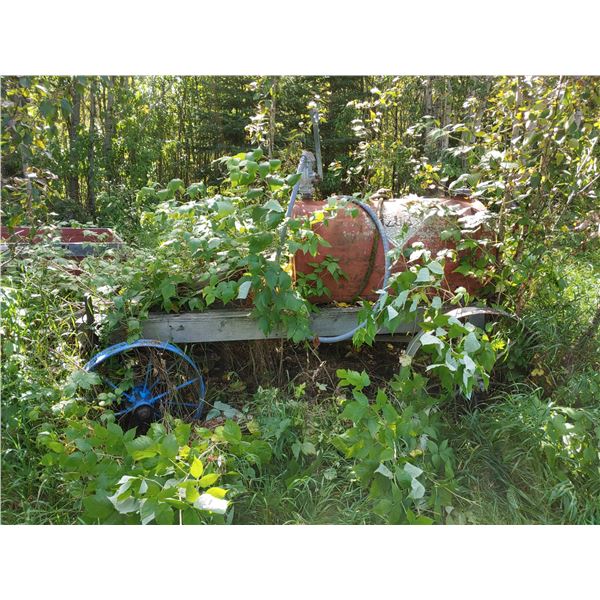 Horse-Drawn Steel Wheel Wagon