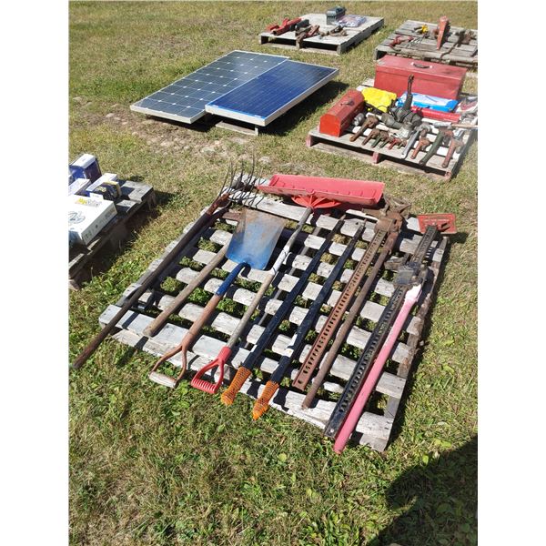 Assorted yard tools