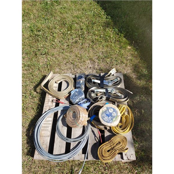 Ratchet straps, rope, cable wire