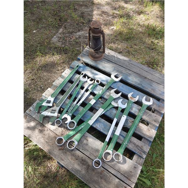 Selection of large millrite wrenches