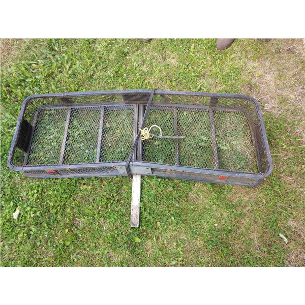 Receiver hitch cargo carrier