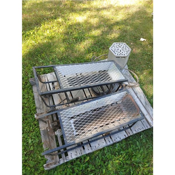 3 Propane heaters