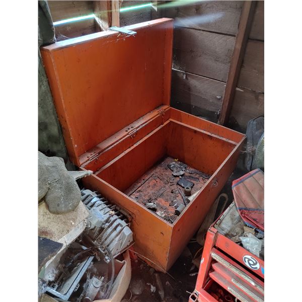 large wooden chest