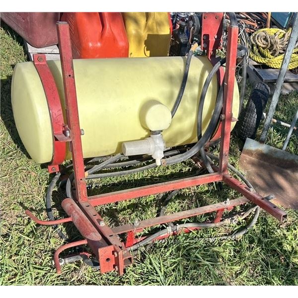 weed sprayer and tank