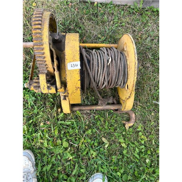 hand-crank winch