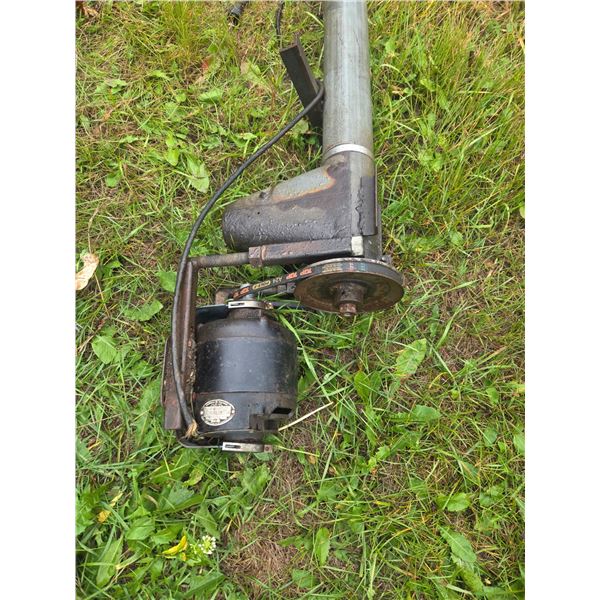 auger with electric motor