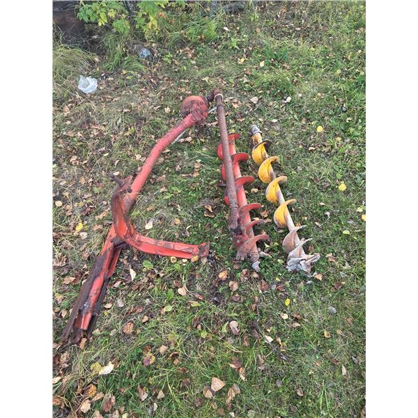3pt hitch auger with 7" and 8.5" bits