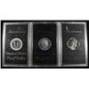 Image 1 : 1974 & (2) 1971 EISENHOWER PROOF DOLLARS
