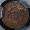 Image 3 : 1835 CALSSIC HEAD HALF CENT PCGS GENUINE