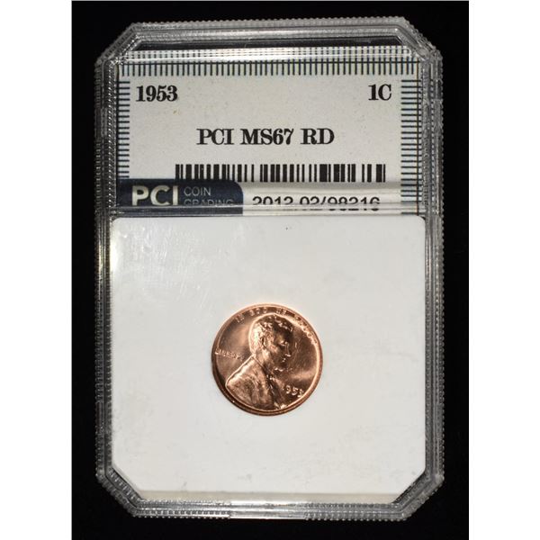 1953 WHEAT CENT PCI SUPERB GEM BU RD