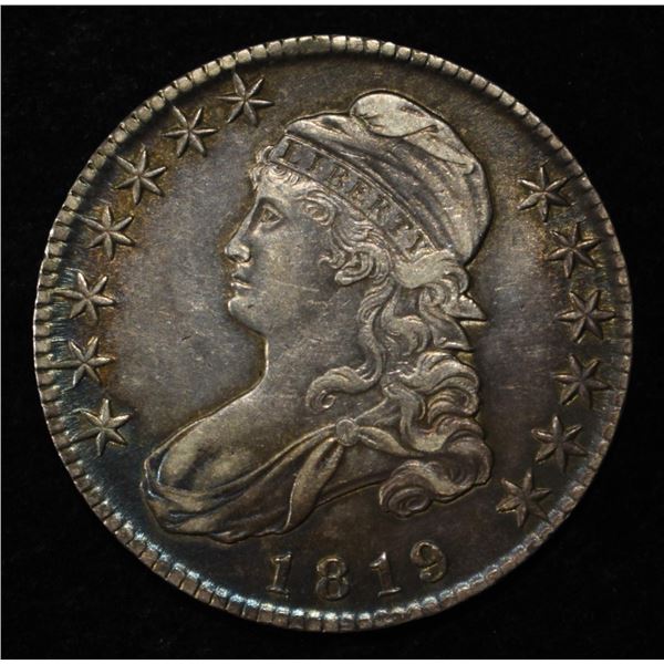 1819 BUST HALF DOLLAR AU