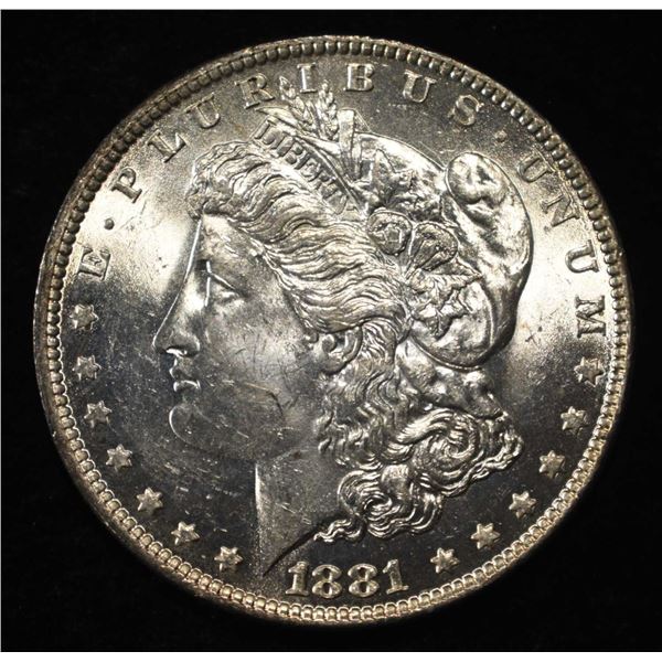 1881-O MORGAN DOLLAR CH BU