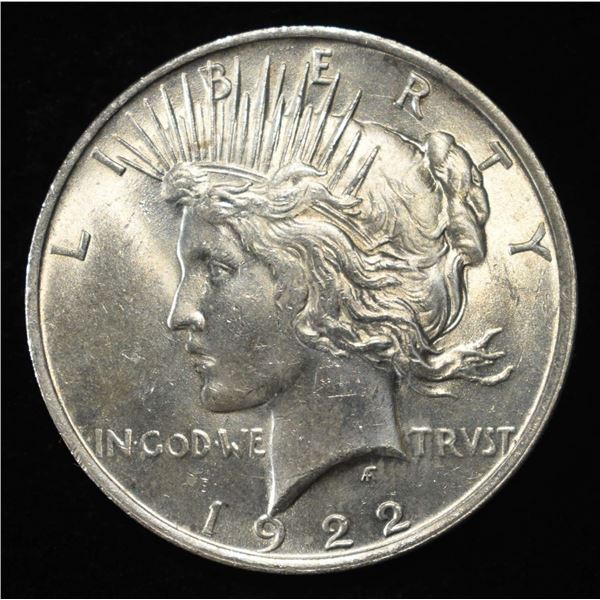 1922 PEACE DOLLAR CH BU