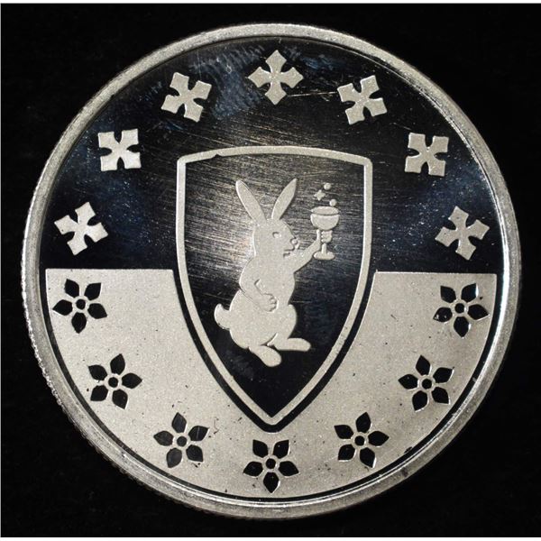 RABBIT 1 OZ .999 SILVER ROUND
