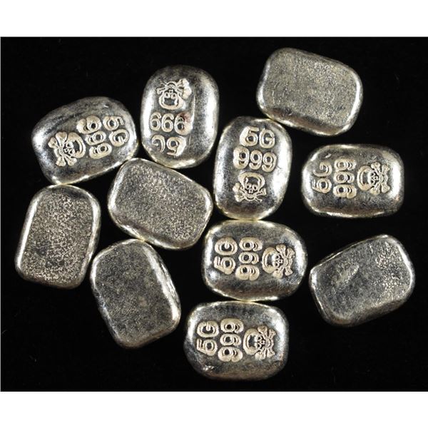 (11) 5 GRAM SILVER BARS