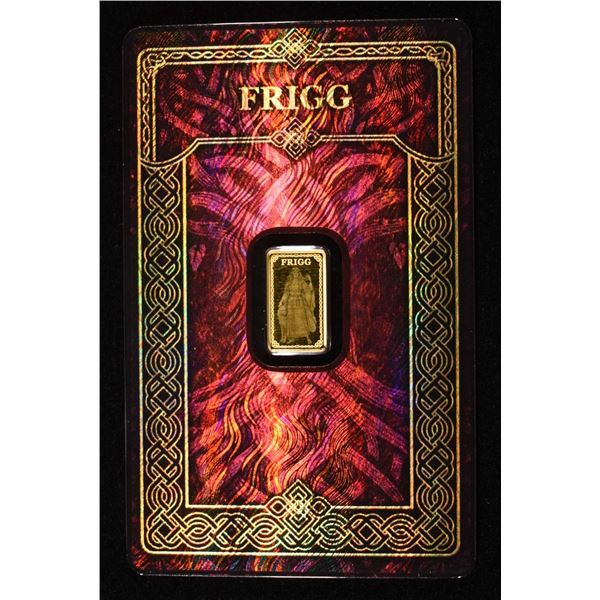 FRIGG 1/100TH OZ .9999 GOLD BAR