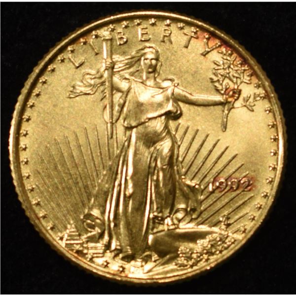 1992 1/10 OZ GOLD $5