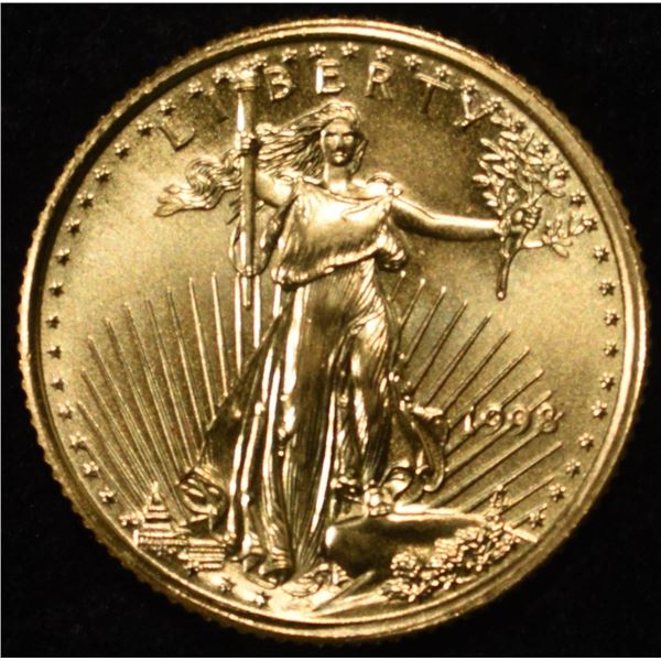 1998 1/10TH OZ $5 GOLD EAGLE