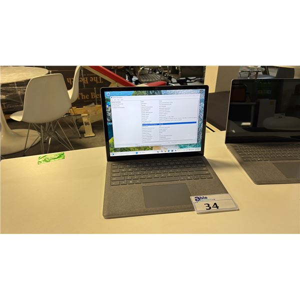 TOUCHSCREEN ULTRABOOK INTEL CORE I5-1035G7 1.2GHZ 13.5" PIXELSENSE TOUCH DISPLAY WIPED NO CHARGER
