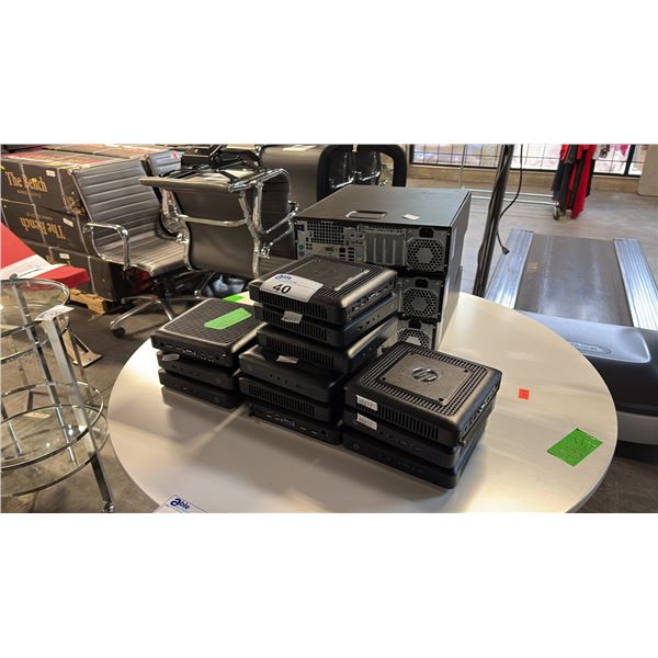 HP ELITEDESK 800 G2 SFF AND T520 THIN CLIENT COMPUTER ASSORTMENT