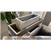 Image 2 : LARGE LOT OF POTTERY PLANTER BOXES