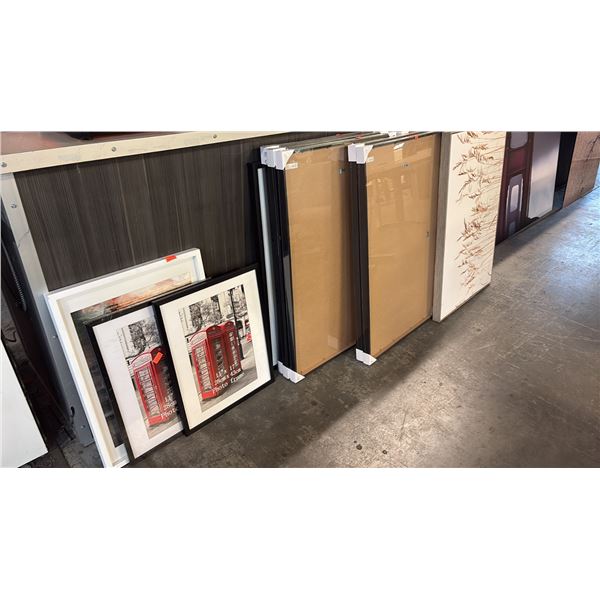 ASSORTED FRAMED WALL ART PRINTS AND GALLERY PICTURE FRAMES