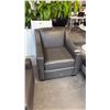 Image 1 : CHARCOAL PREMIUM EXECUTIVE ARM CHAIR/CLUB CHAIR