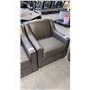 Image 1 : CHARCOAL  PREMIUM EXECUTIVE ARM CHAIR/CLUB CHAIR