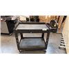 Image 1 : RUBBERMAID HEAVY DUTY TWO SHELF MOBILE UTILITY SERVICE CART