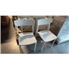 Image 2 : CHLOE COMMERCIAL GRADE INJECTION MOULDED INDOOR OUTDOOR STACKABLE CAFE SIDE CHAIR 10PCS