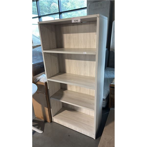 HEARTWOOD COMMERCIAL GRADE LAMINATE TALL FIVE SHELF BOOKSHELF