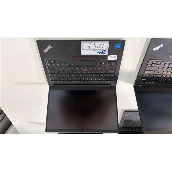 LENOVO THINKPAD E14 GEN 2 BLACK 14 INCH I7 NOTEBOOK COMPUTER WIPED DRIVE NO CHARGER