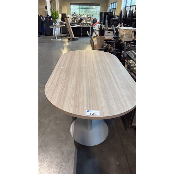 RACETRACK BOARDROOM MEETING TABLE 36" WIDTH X 72" LENGTH
