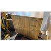 Image 1 : OAK LAMINATE MODULAR OFFICE STORAGE UNITS 32" X 24" & 36" X 24"