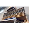 Image 2 : STACK OF 12 COMMERCIAL TABLES 8'FEET WIDE