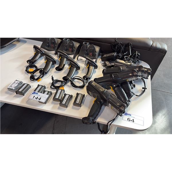 BULK LOT SYMBOL MOTOROLA ZEBRA INDUSTRIAL BARCODE SCANNERS AND HANDHELD MOBILE COMPUTERS MIXED CON-