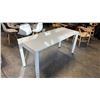 Image 2 : WHITE 60" X 14" COMPUTER TABLE
