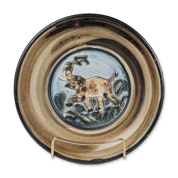 Royal Copenhagen by Knud Kyhn Stoneware Relief Plate