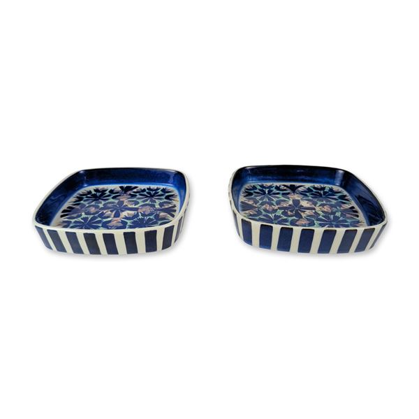 2pc Royal Copenhagen Marianne Johnson Tenera Fajance Dishes