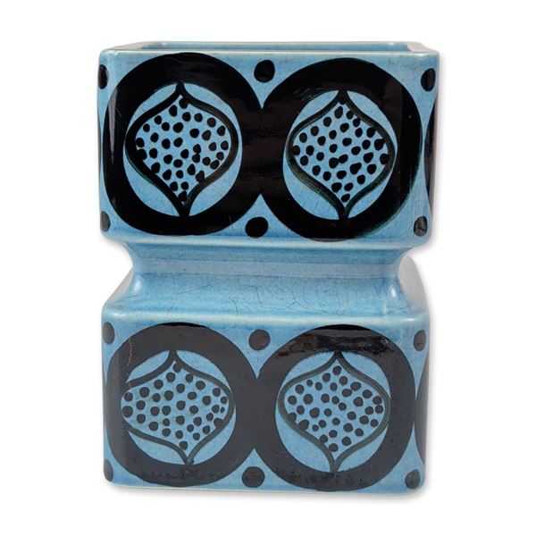 Arabia Finland Gunvor Olin-Gronqvist Square Ceramic Vase