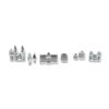 Image 1 : 11pc Swarovski Silver City Crystal Collection