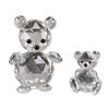 Image 1 : 2pc Swarovski Crystal Bear Figurines